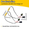 2Pcs 9005 9006 Led Load Resistor Fix Hyper Flash, 50W