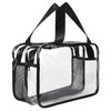 Clear Toiletry Bag, Large Clear Travel Toiletries Bag Thickened PVC