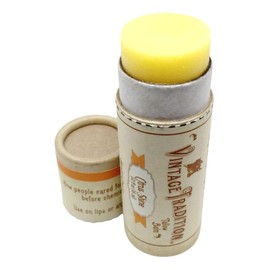 Vintage Tradition Vintage Tradition Moisturizing Beef Tallow Lip Balm C Tube Lip Moisturizer with Citrus & Lavender Essential Oil Blend Hydrates & Soothes Dry Lips C Grass-Fed Tallow Balm for Skin Care, 0.5 Fl. Oz.