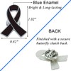 200 Pcs Funeral Ribbons Memorial Ribbon Black Awareness Ribbon Safety