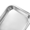 KOHAND 12 Pack 201 Stainless Steel Metal Tray, Metal Surgical