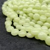 ABCGEMS Glow-in-Dark Mexican Olive-Green Aragonite Beads (AKA Cave Calcite- Extremely