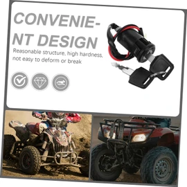 ULTECHNOVO Motorcycle Ignition Switch for ATV and Mini Bike Wire Key Switch for Easy Installation and Compatibility Off-Road Vehicles