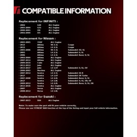 Torchbeam Front Disc Ceramic Brake Pads Kit Fits2002-2004 2007-2012 Altima, 2013-2016 Sentra, 2007-2012 Sentra 2.0L, 2008-2012 Versa 1.8L,4pcs Automotive Replacement Brake Pads,D815A