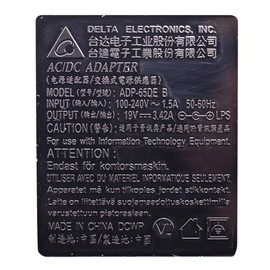 Delta electronics Replacement For ACER ADVENT LAPTOP AC ADAPTOR POWER SUPPLY 19V - 3.42A (NOT Replacement For LAPTOPS WITH A YELLOW TIP 1.7mm x 5.5mm CONNECTOR)