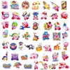 100PCS Cartoon Kirby Stickers for Kids,Vinyl Waterproof Decal for Water