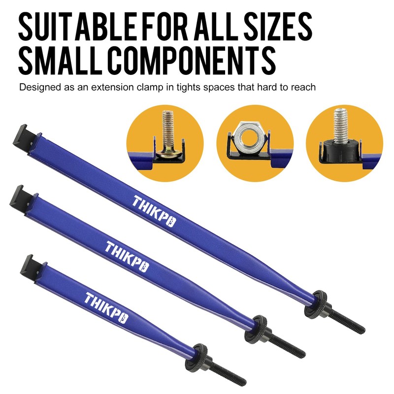 THIKPO Extension Clamps V2 Tri-Pack - Versatile Vise Grip for