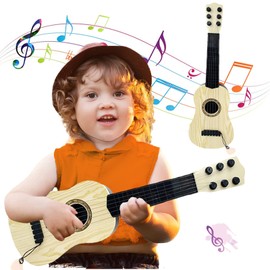 Kids Toy Guitar 6 String,17 inch Mini Baby Guitar with Pick,Musical Instrument Educational Toy for Toddlers Beginner,Preschoolers