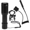 Aluminium Alloy Night Viewing Zoom Torch IPX6 Waterproof Hunting Flashlight