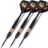 CUESOUL Dragon Deluxe Brass Steel Tip Darts Pack,21 Grams F2303-L