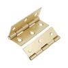 Infinity Decor 3Inch (75mm) Electro Brass Butt Hinges Pair –