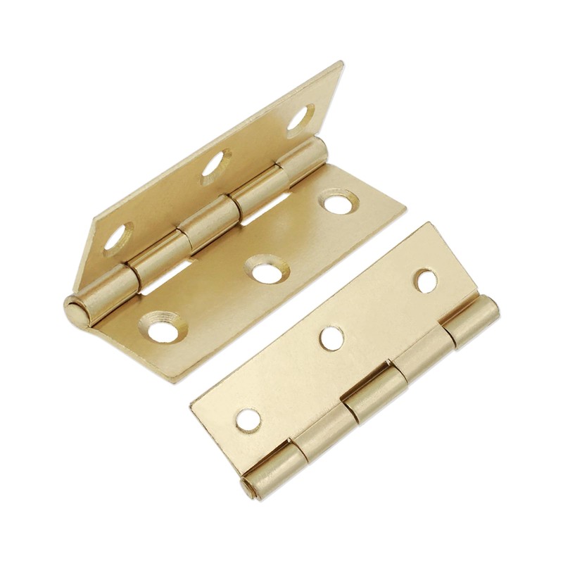Infinity Decor 3Inch (75mm) Electro Brass Butt Hinges Pair –