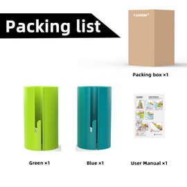 YAMXIN Wrapping Paper Cutter (2-Pack), Sliding Gift Wrap Cutter, Easy Slide Wrapping Paper Cutter Tool Tube, Christmas Gift Wrapping Paper Roll Cutter, Easy To Cut Wrapping Paper Rolls