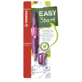 Ergonomic Mechanical Pencil - STABILO EASYergo 3.15 - Right-Handed - Pink/Lilac + Sharpener