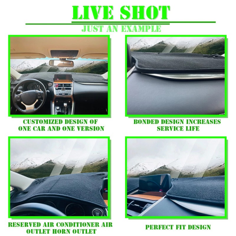 YiFcLciY Car Dash Cover Mat Dashboard Pad For Ford Explorer