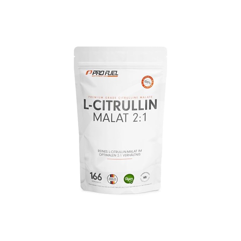 L-Citrulline Malate - 500 g Powder with 3000 mg L-Citrulline