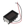 YB28VTM LED Digital Voltmeter Low Power Alarm Battery Indicator Thermometer