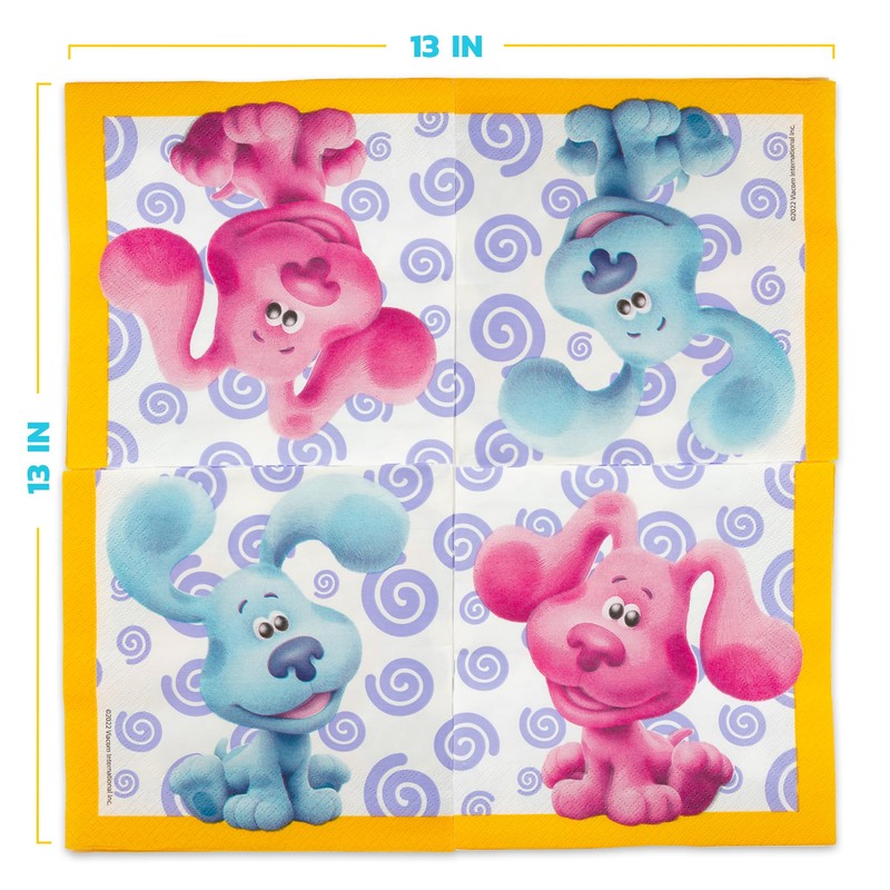 Procos Blue’s Clues Three-Ply Paper Napkins – 13 x 13