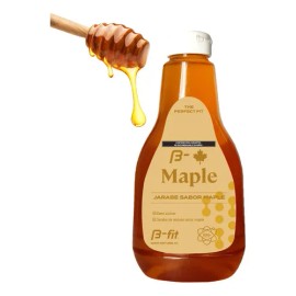 B-FIT B Miel Maple 250ml - Jarabe Sabor Maple sin Azúcar Añadida - Endulzado con Monk Fruit - Keto Friendly - Sin Colorantes Artificiales - Con Fibra 