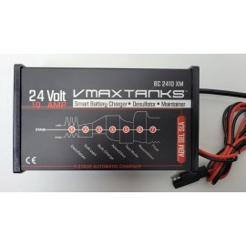 VMAXTANKS BC2410XM 24V 10A Smart Charger and Maintainer for Scooters and Wheelchairs AGM