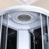 Shower Head 25cm Plastic Round Rainfall Operated Shower Head Shower