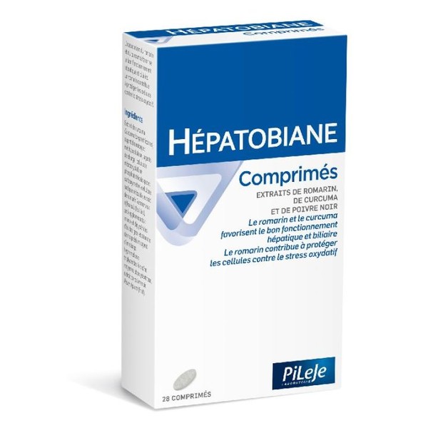 PiLeje Micronutrition Hepatobiane Pileje Fonctions hépatiques et biliaires 28 comprimés