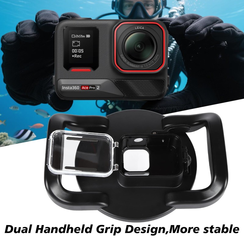 SHOOT Dome Port Waterproof Housing Protective Case for Insta360 Ace
