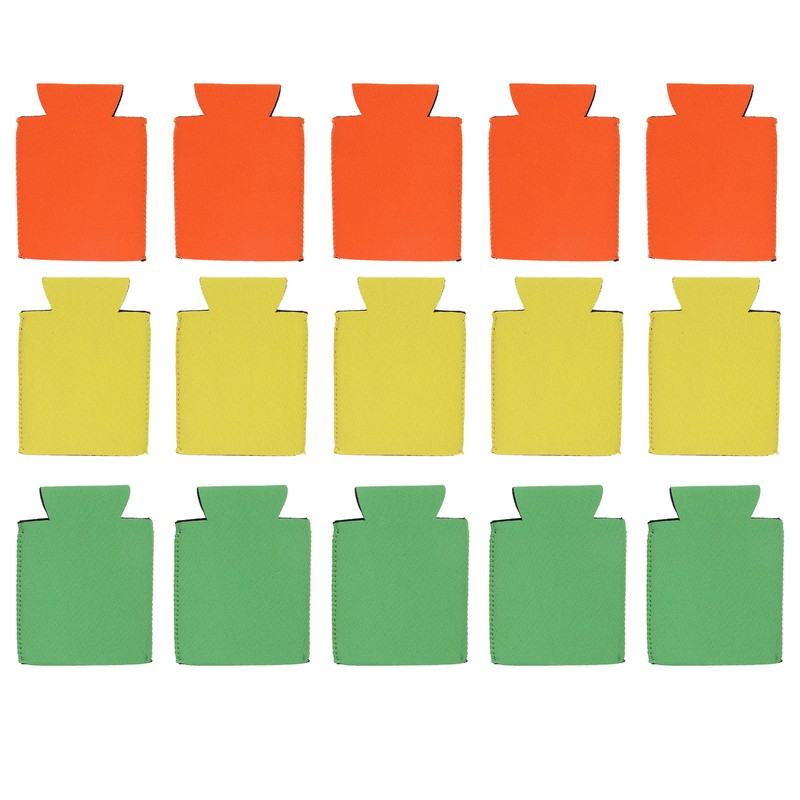 15Pcs Insulated Beer Can Sleeve Cooler Neoprene Covers for Outdoor