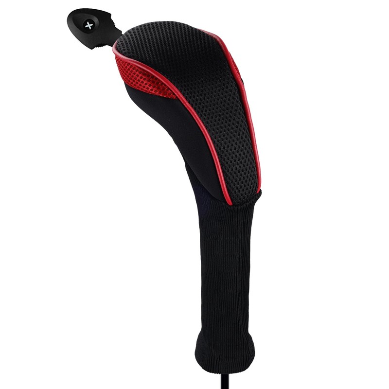 Andux Long Neck Golf Hybrid Club Head Covers with Dial