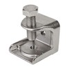 Beam Clamp, 3/8 In., Brite, 1-1/2 In., SS