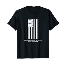 West Virginia Correctional Officer Thin Gray Line T-Shirt