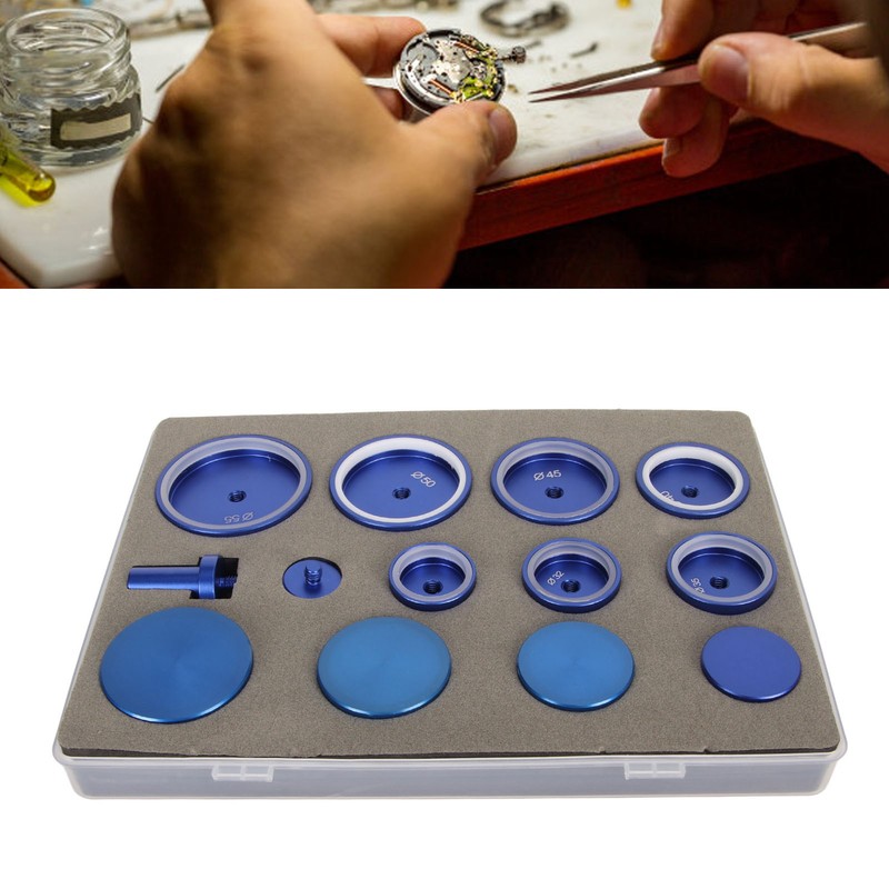 11PCS Watch Bezel Dies Set Aluminum Alloy Professional High Strength