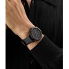 GUESS Black Leather Analog Watch