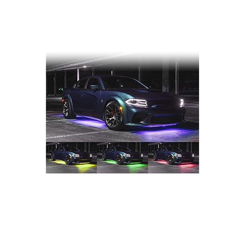 SIMONI RACING LUM LED Undercar Multicolour Light Strips for Car