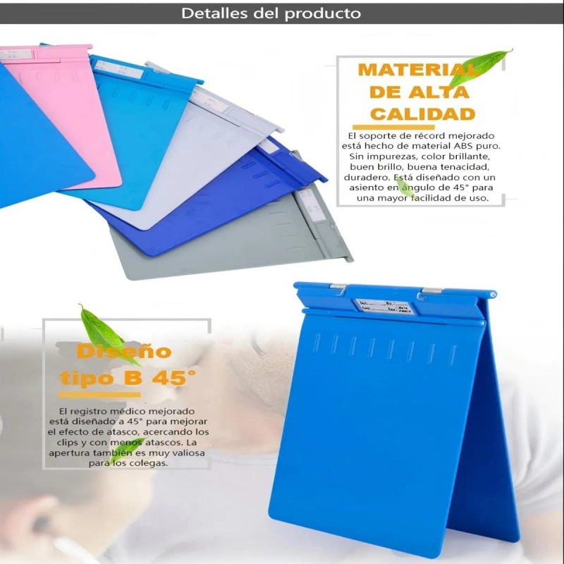 Carpeta Porta Expedientes Clinica 2 Piezas