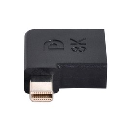 NFHK Angled Mini DisplayPort 1.4 Male to DP Female 8K 60hz Adapter Ultra-HD UHD 4K 144hz 7680 * 4320 for Video PC Laptop Monitor