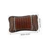 FUNOMOCYA Bamboo Cooling Pillow Breathable Cervical Support Cushion for Sauna