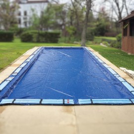 Pureline Denali Rectangular Inground Ground Winter Pool Cover, 24' x 40’, 8 Year Warranty