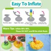 Inflatable Drink Holder 20 Pack Inflatable Pineapple Pool Float Drink