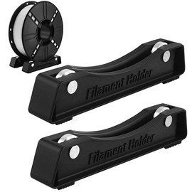 Pack of 2 3D Printer Filament Holder, Filament Spool Holder for 3D Printer, Extra Smooth 3D Printer Accessory Holders for PLA/ABS/Nylon/Wood/TPU/Other 3D Printing Material