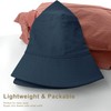 GADIEMKENSD - Gorro de cubeta 100% algodón, unisex, protección solar