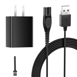 VPSUN 5V Charger for Shaver 2400 2600 Compatible with Phili QP2724 QP1924 QP2834 QP6531 MG5910 MG7910 X3001 Power Cords