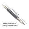 2 Pieces 3500 PSI Impact Force Hammerless Nail Punch Double