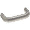 Aluminum Metric Pull Handle with Threaded Holes, Oval Grip, Unfinished,