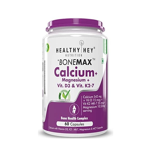 Calcium with Magnesium, Vitamin D3 & Vitamin K2- Mk7 -