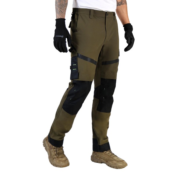 Ellobird Construction Work Pants for Men Summer Cargo 4 Way