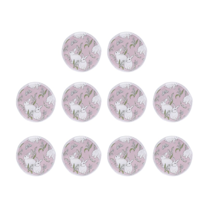 10Pcs Nursing Breast Pads Reusable Washable Breathable Comfortable Breastfeeding Nipple