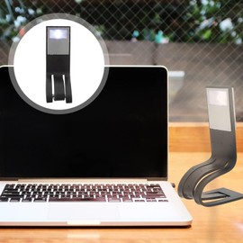 Operitacx 1 Stück Lesezeichen Licht LED klein kreative Nachtlampe Lesen von Leuchten Tragbare Buchleuchte buch lichter Home Clip Lesezeichen Lampe tragbare Lampe Abs Black