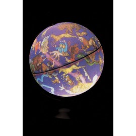 Replogle Constellation Illuminated Globe, Dual map, Detailed Sky map, Turn The Light ON to See All of The Constellations That Represent 12 Different Zodiac Signs(12"/30cm Diameter)