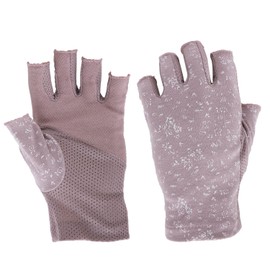 Ylucky Lightweight Summer Fingerless Gloves Men Women UV Sun Protection Driving Cotton Gloves Nonslip Touchscreen Gloves